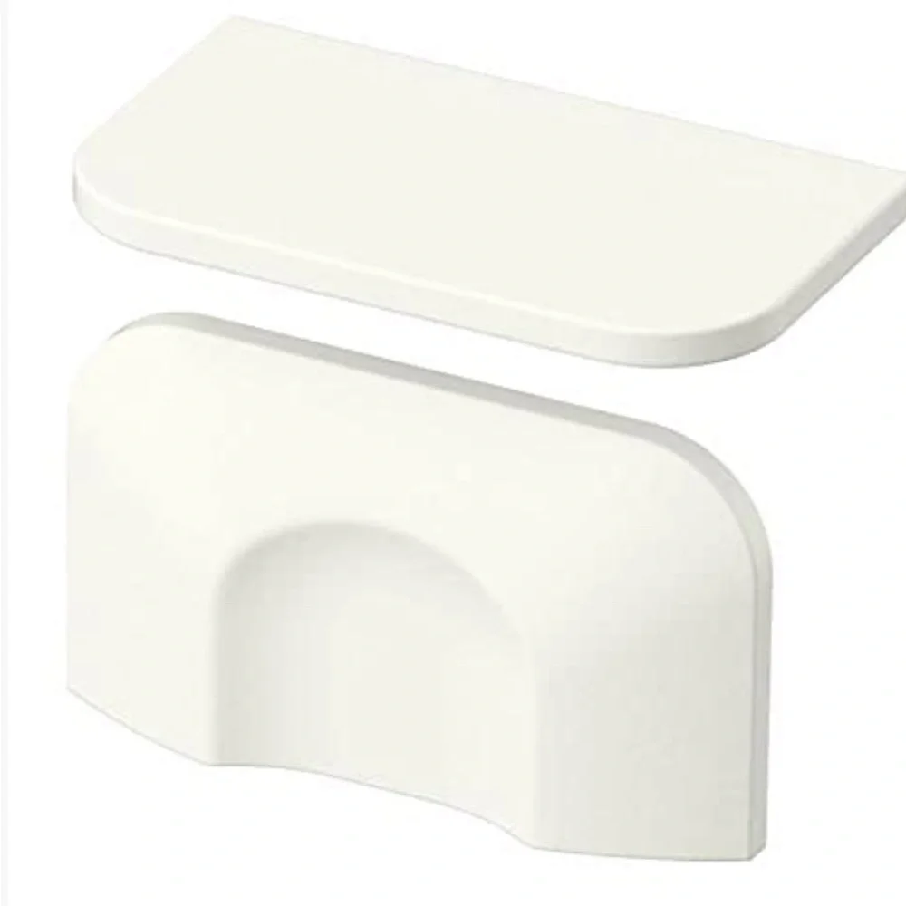 Ikea Berghalla Drawer Pull Cabinet Handle White 2 3/16